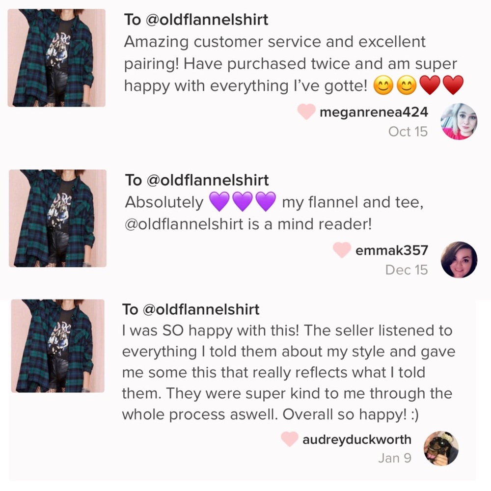 [Mystery] Band Tee + Dad Flannel - Picture 7 of 8